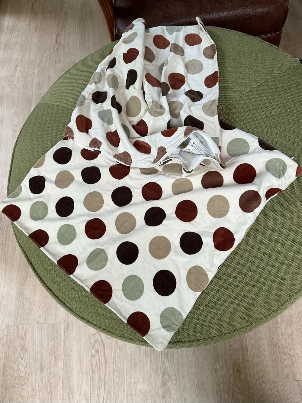 Neutral Velvet Minimalist IKEA Stockholm Cirkel Pillow - Set of 2 Covers